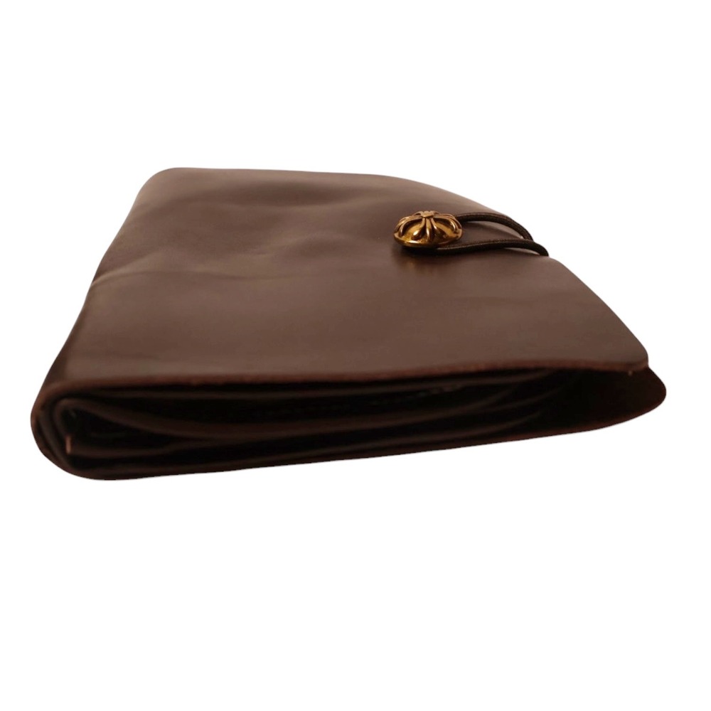 LINSHI TASKS Genuine Leather Journal Planner Folio Wallet Organizer Brown - Picture 7 of 16
